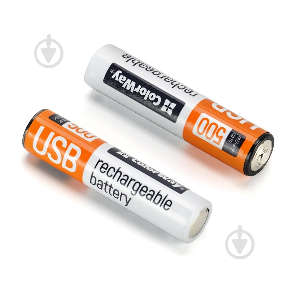 Батарея аккумуляторная ColorWay USB-С 590 мАч 1.5В AAA (мизинчиковые) 2 шт. (CW-UBAAA-09) - фото 4