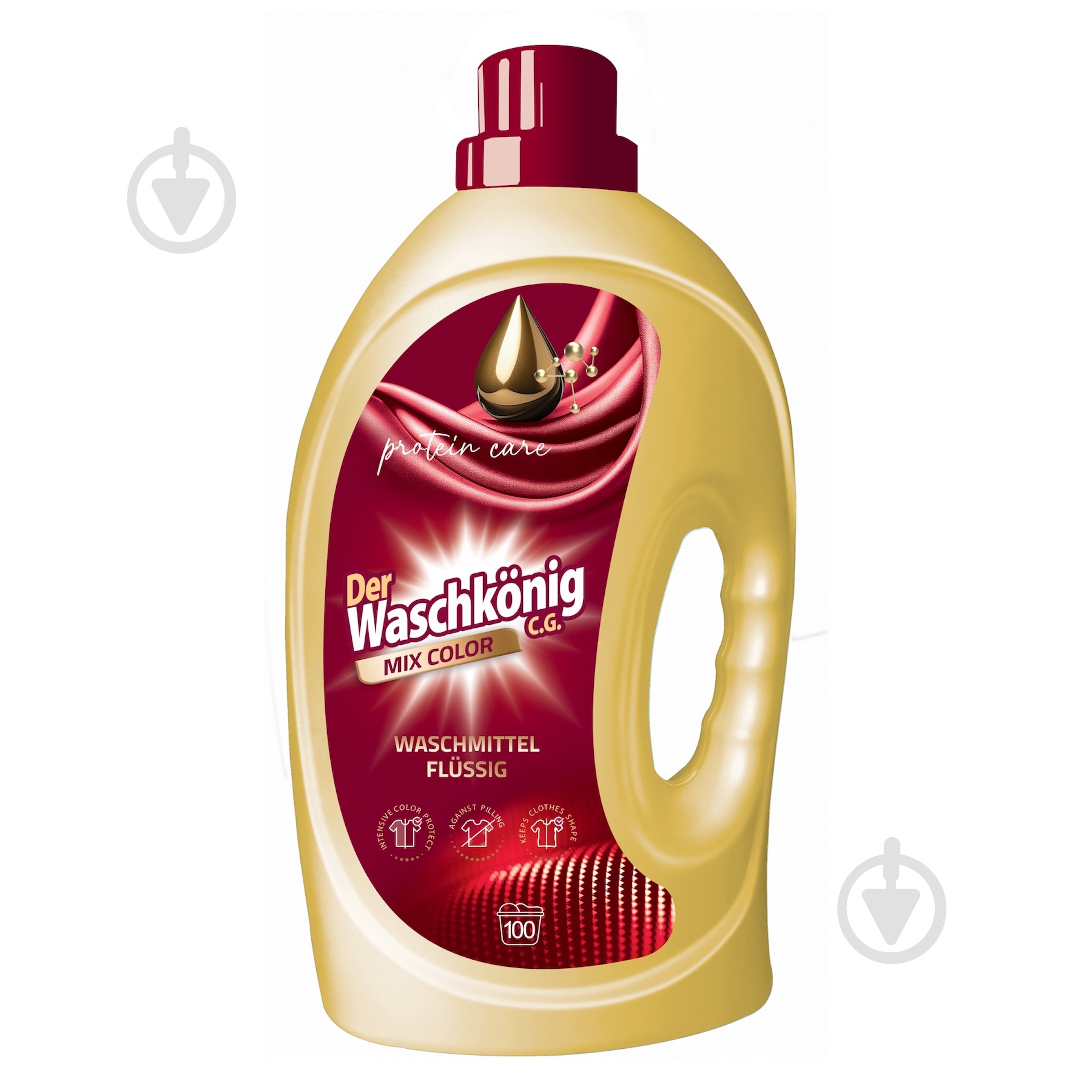 Гель для машинной и ручной стирки WASCHKONIG Mix Color 3 л - фото 1