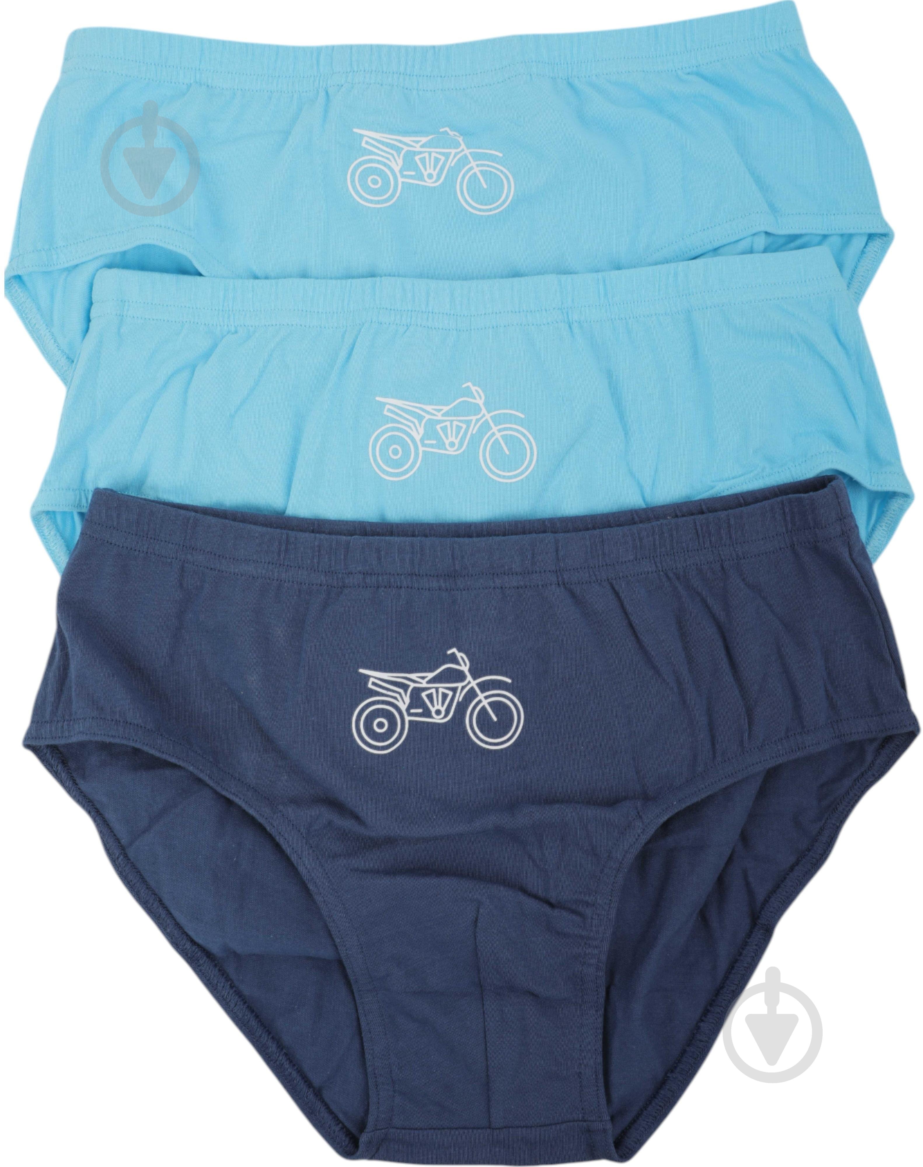 Набір трусів для хлопчиків HW 3 пари р.110-116 блакитний із синім P2-Q2 - фото 1