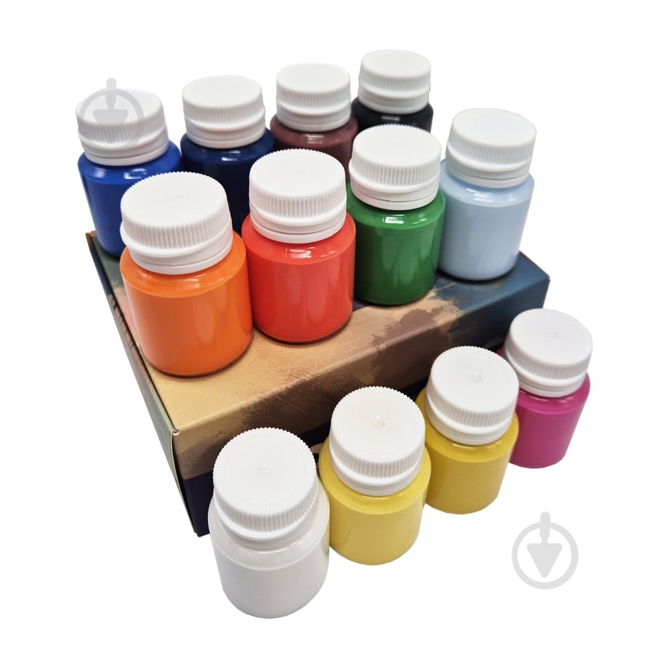 Набор акриловых красок 12 шт. по 20 мл 5082-AC 20 мл Творчество ART CRAFT - фото 1 Набор акриловых красок 12 шт. по 20 мл 5082-AC 20 мл Творчество ART CRAFT - фото 1