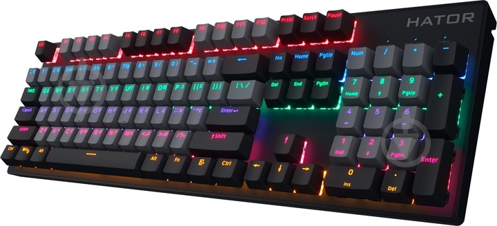 Клавиатура беспроводная Hator Starfall Rainbow Origin Red (HTK-608-BGB) - фото 3