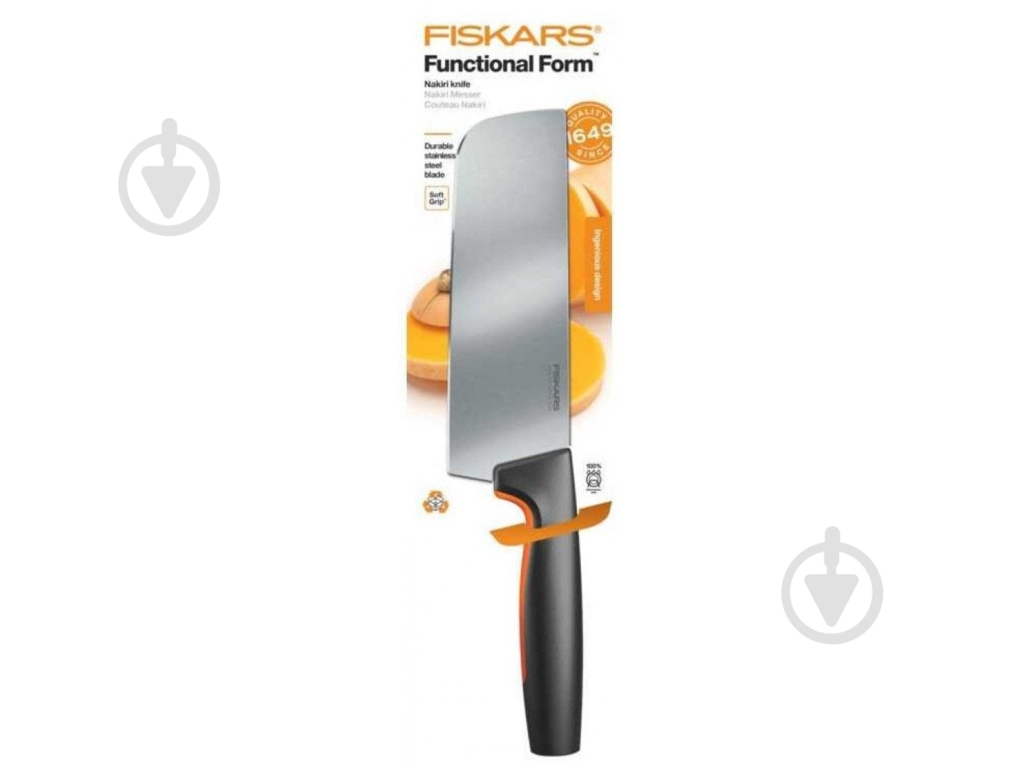 Нож-секач Fiskars FF Nakiri 1057537 - фото 2