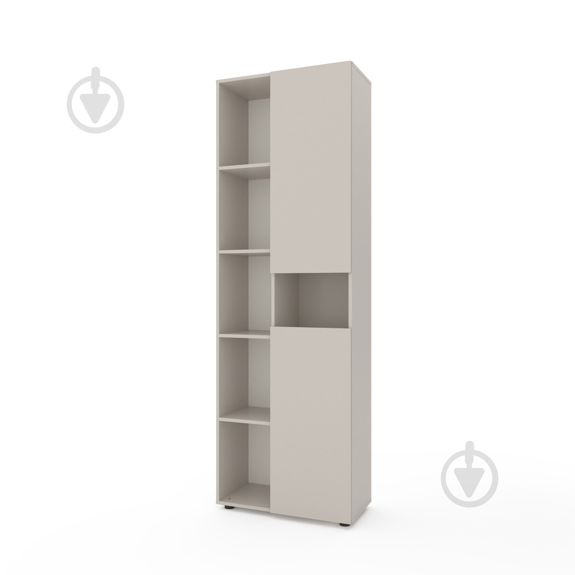 Шкаф Metkas Home B006L 2130х700х350 мм кашемир - фото 1
