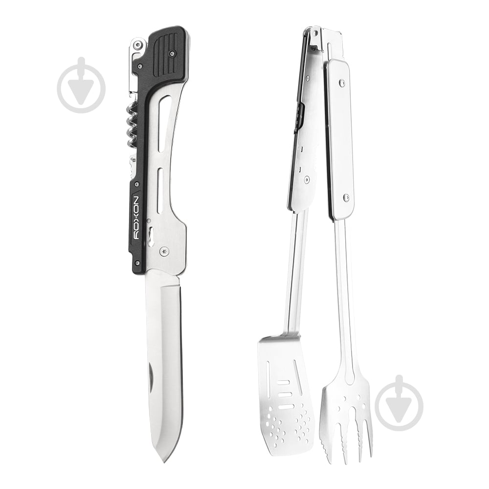 Набор для барбекю Roxon S601 МЕТАЛЕВИЙ - фото 4