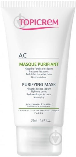 Маска очищающая Topicrem AC 50 мл - фото 1