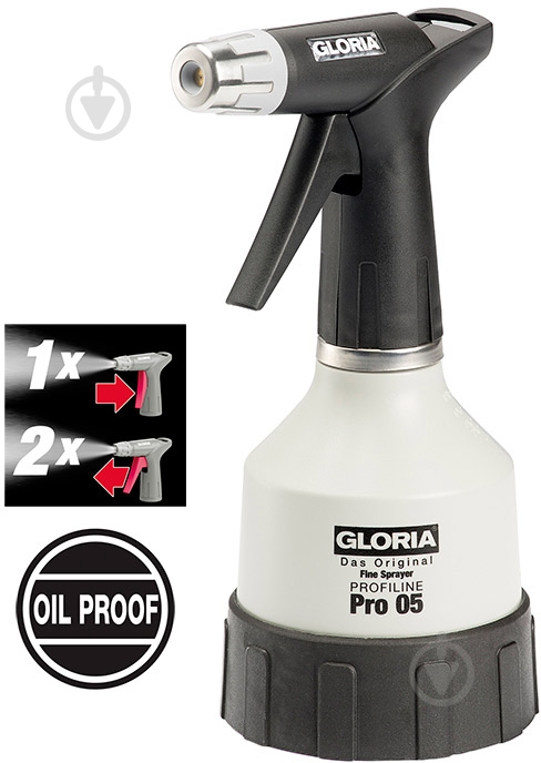 Обприскувач ручний Gloria Pro оливотривкий 0,5 л - фото 2