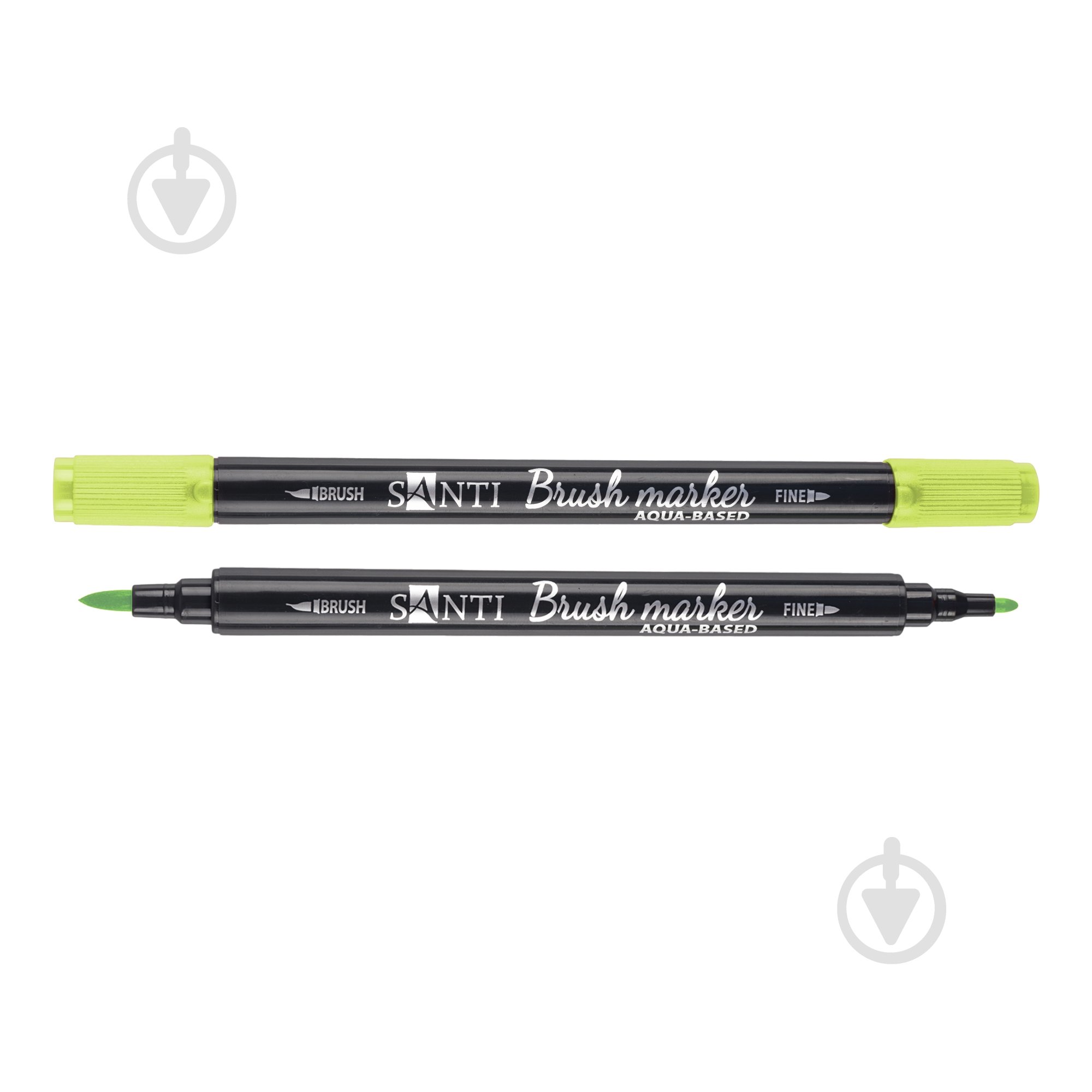 Маркер акварельный Santi Brush Marker SWB-24 салатовый 391080 - фото 1 Маркер акварельный Santi Brush Marker SWB-24 салатовый 391080 - фото 1