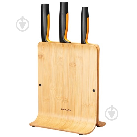 Набор ножей в колоде Fiskars Functional Form 3 предмета 1057553 - фото 1 Набор ножей в колоде Fiskars Functional Form 3 предмета 1057553 - фото 1