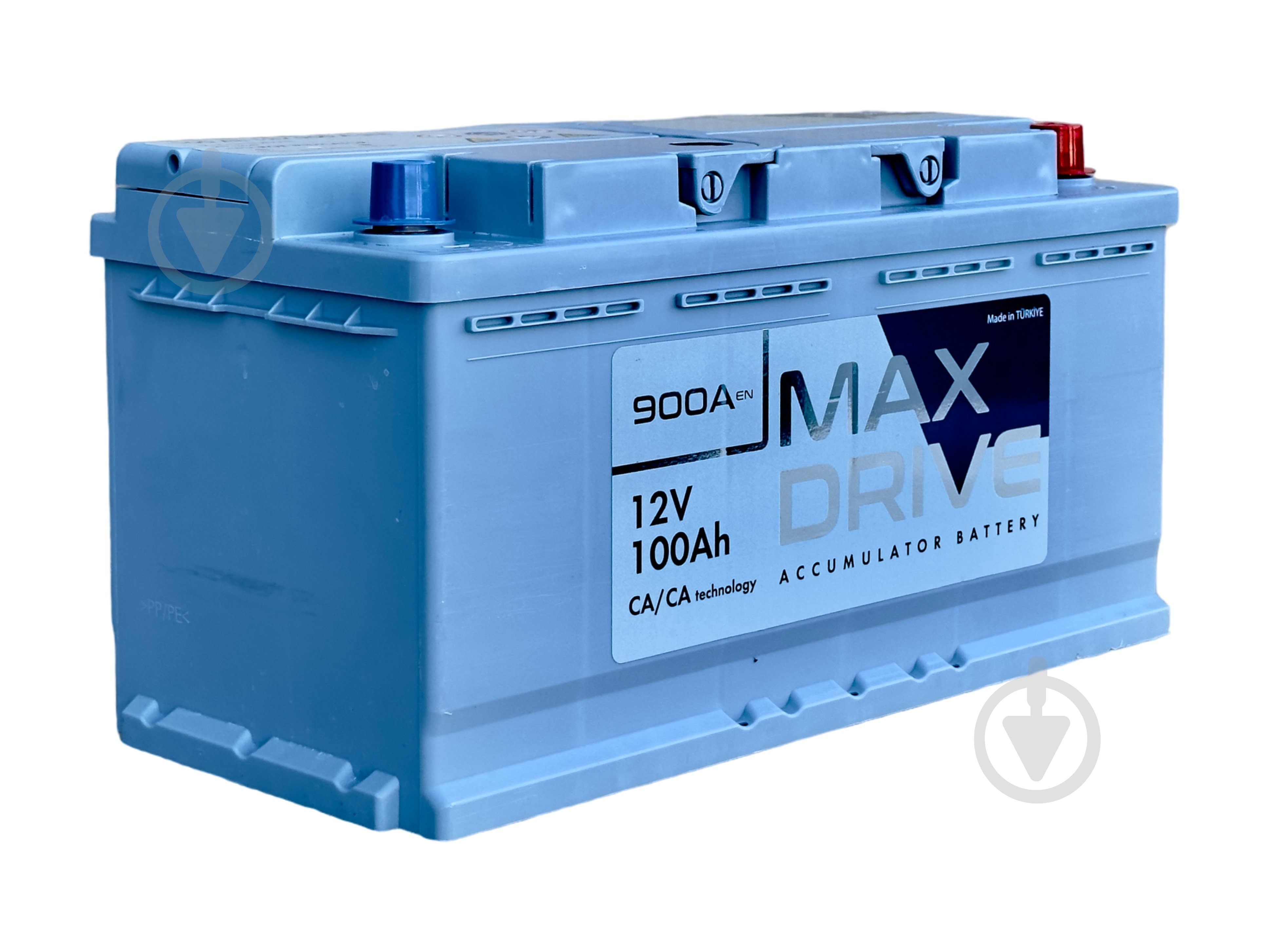 Аккумулятор автомобильный MAX DRIVE 100Ah 900A 12V «+» справа - фото 1 Аккумулятор автомобильный MAX DRIVE 100Ah 900A 12V «+» справа - фото 1