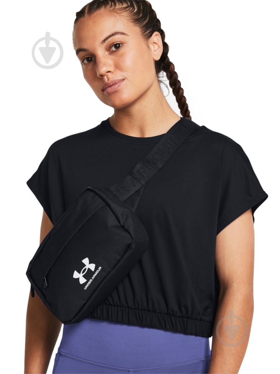 Сумка поясна Under Armour UA Loudon Lite WB Xbody 1381914-001 чорний - фото 6