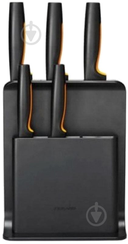 Набор ножей на подставке Fiskars Functional Form 5 предметов 1057554 - фото 2 Набор ножей на подставке Fiskars Functional Form 5 предметов 1057554 - фото 2