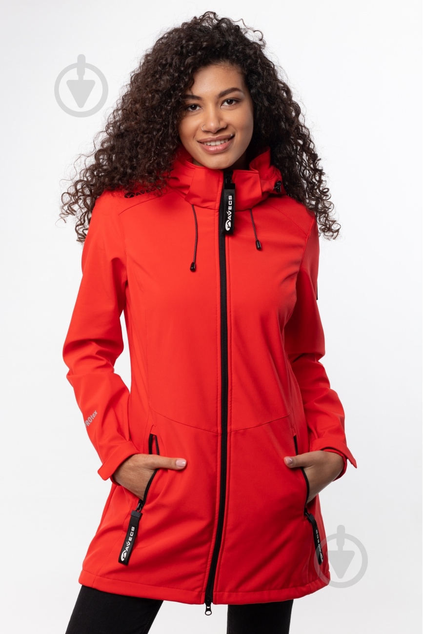 Куртка женская демисезонная Avecs AV-50119/4 р.2XL красная - фото 1