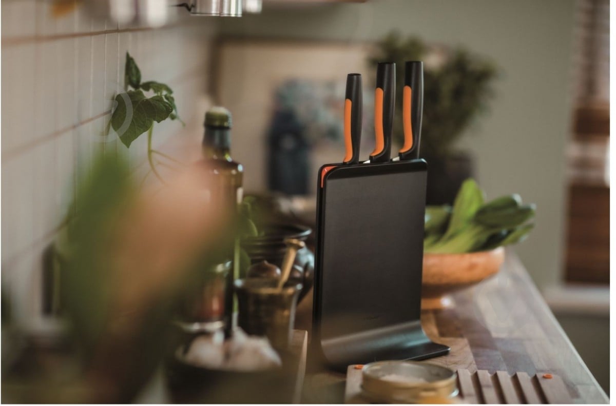 Набор ножей на подставке Fiskars Functional Form 3 предмета 1057555 - фото 3