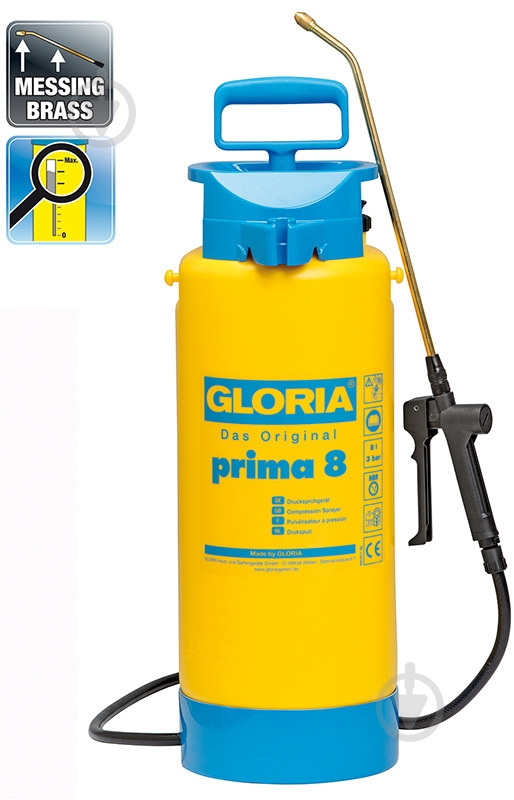 Обприскувач плечовий Gloria Prima 8 л - фото 2