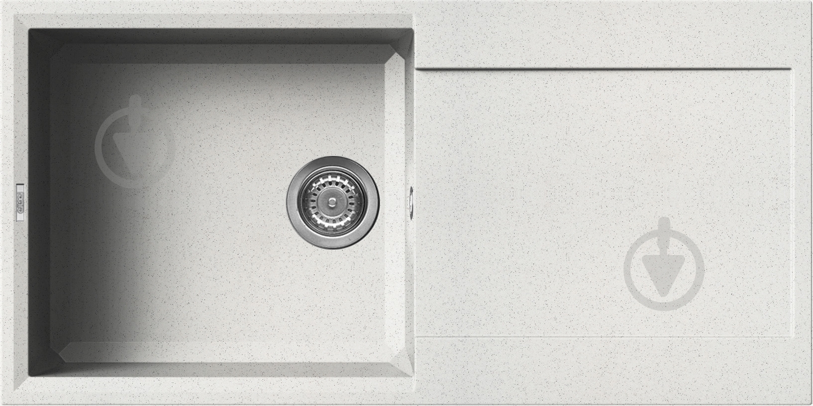 Мойка EASY 480 bianco 52 - фото 1