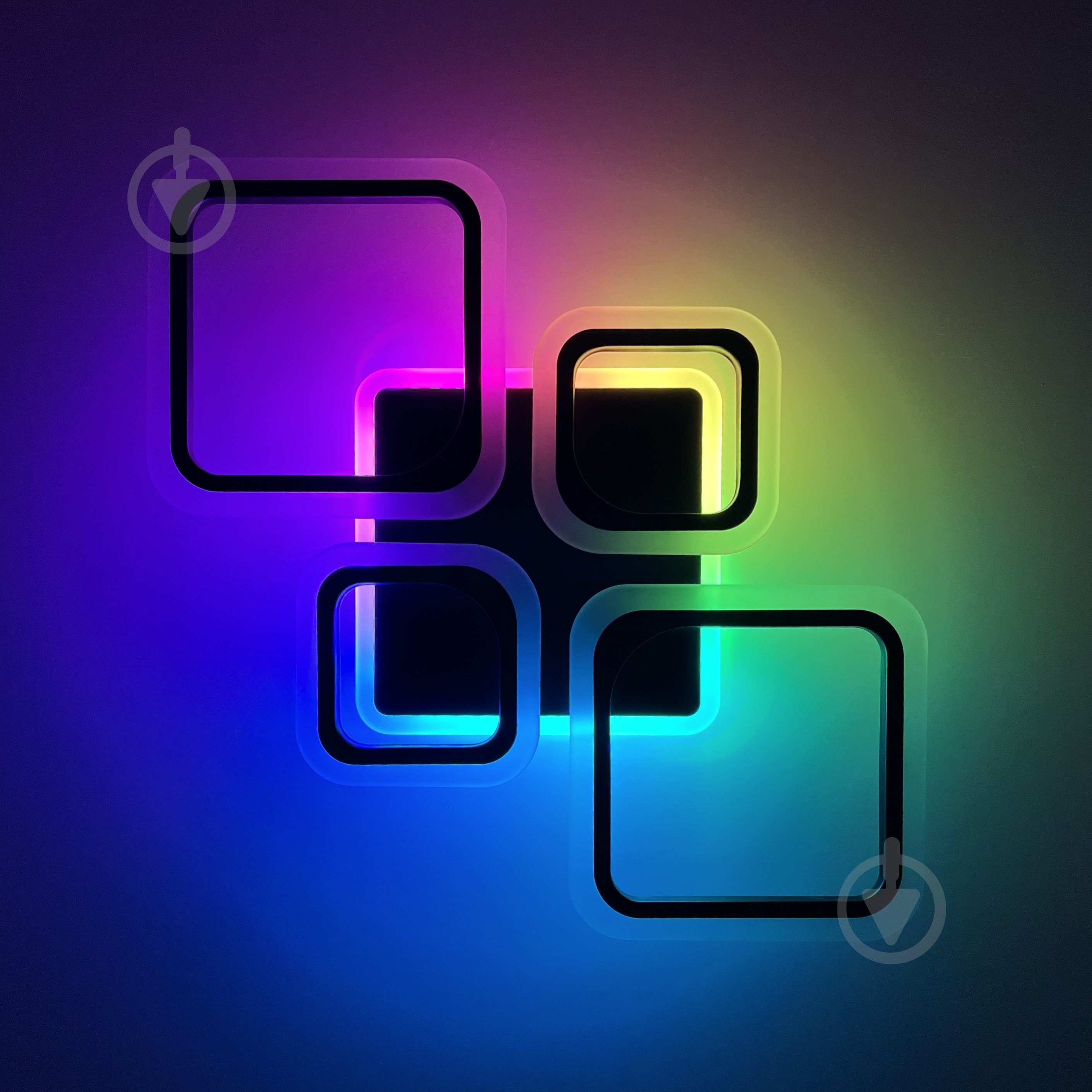 Люстра светодиодная Luminaria 90 Вт LED-модуль черный OVAL RGB 90W 5S BLACK - фото 13