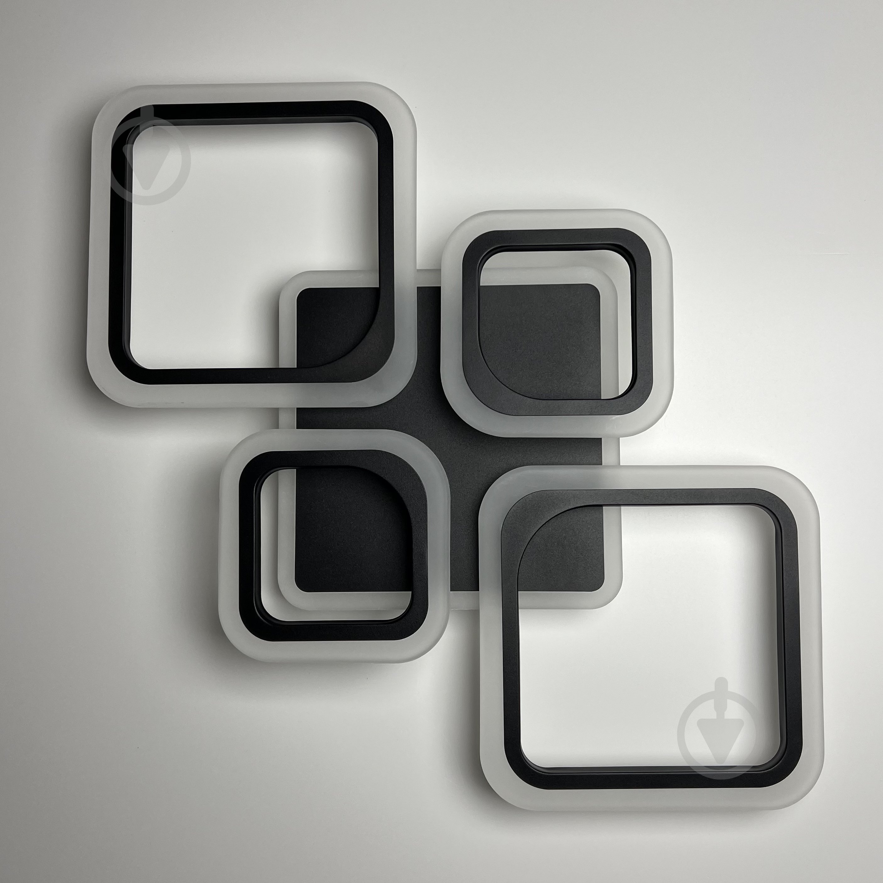 Люстра светодиодная Luminaria 90 Вт LED-модуль черный OVAL RGB 90W 5S BLACK - фото 19