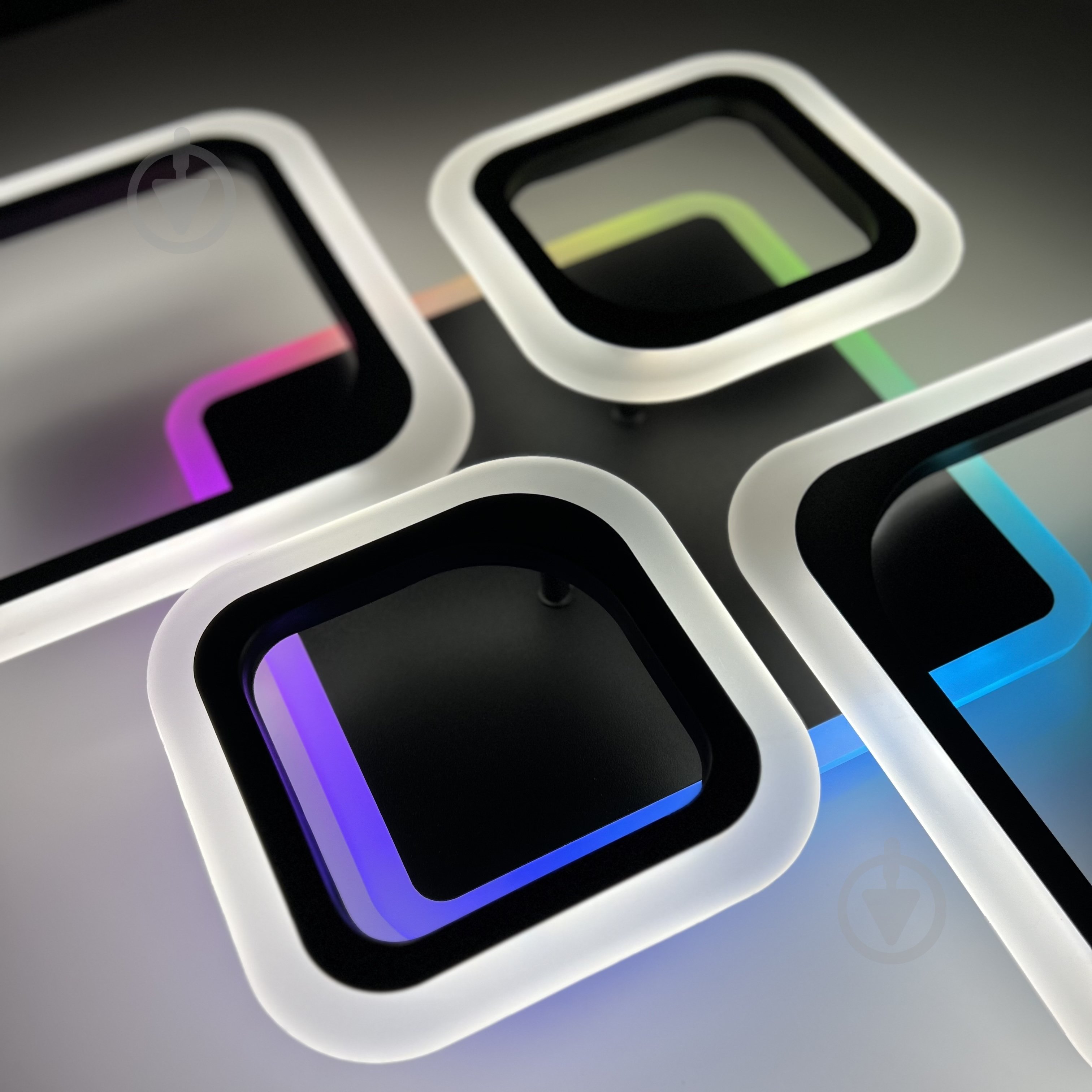 Люстра светодиодная Luminaria 90 Вт LED-модуль черный OVAL RGB 90W 5S BLACK - фото 12