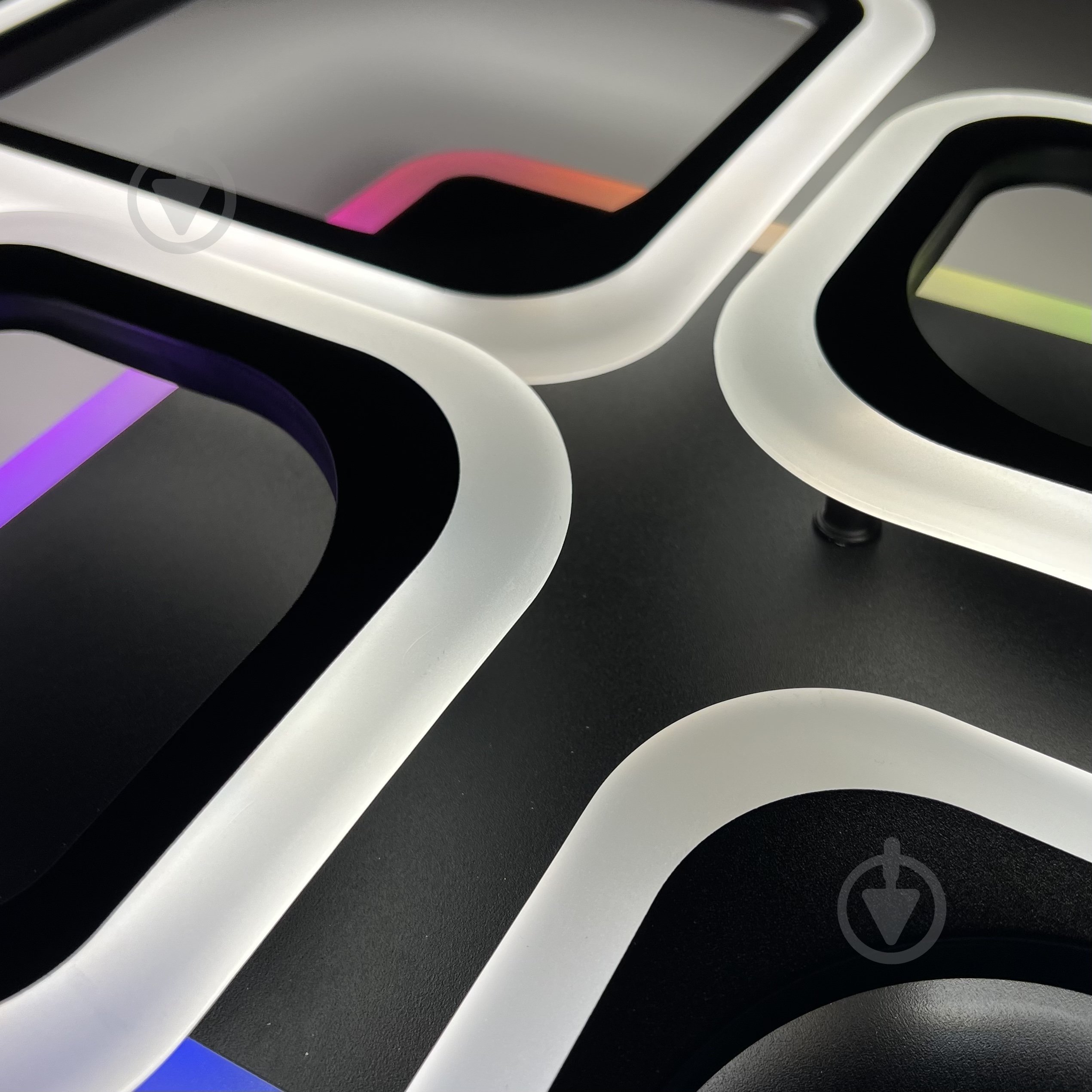 Люстра светодиодная Luminaria 90 Вт LED-модуль черный OVAL RGB 90W 5S BLACK - фото 8