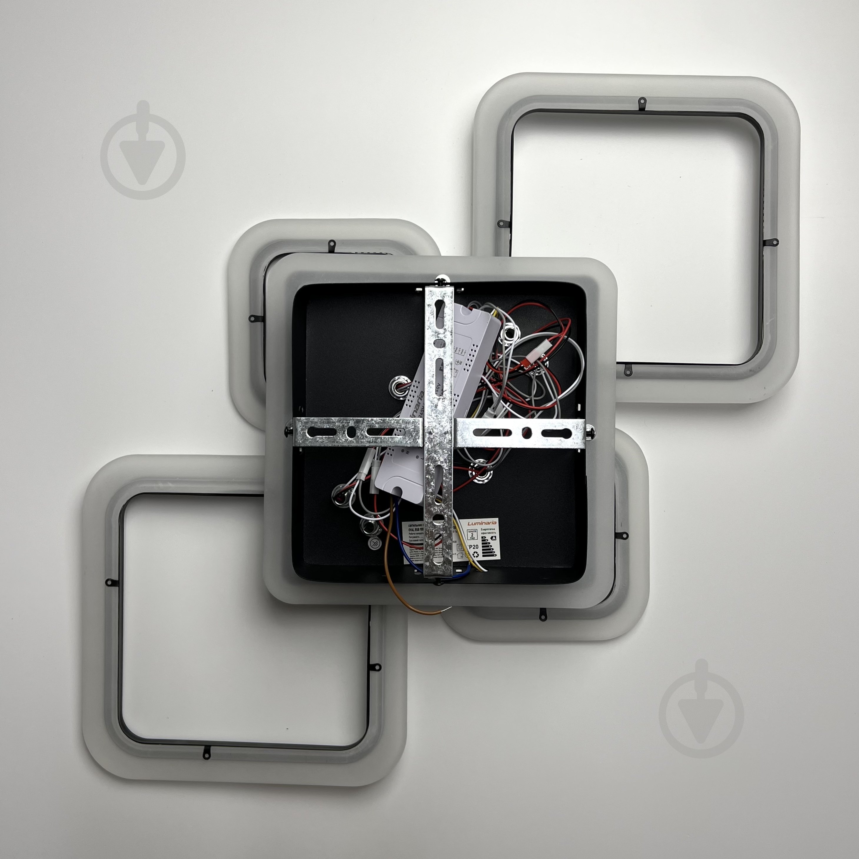 Люстра светодиодная Luminaria 90 Вт LED-модуль черный OVAL RGB 90W 5S BLACK - фото 20