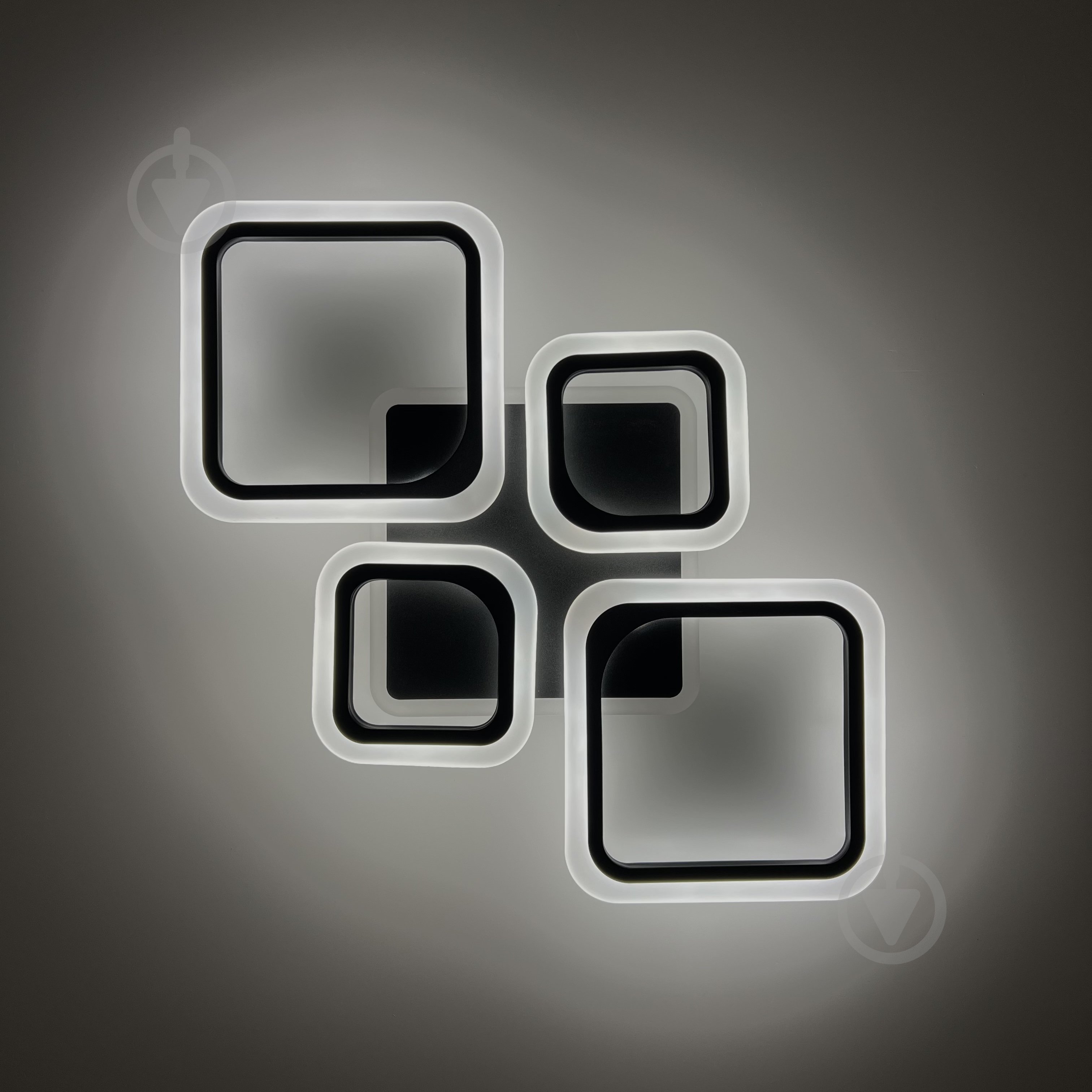 Люстра светодиодная Luminaria 90 Вт LED-модуль черный OVAL RGB 90W 5S BLACK - фото 16