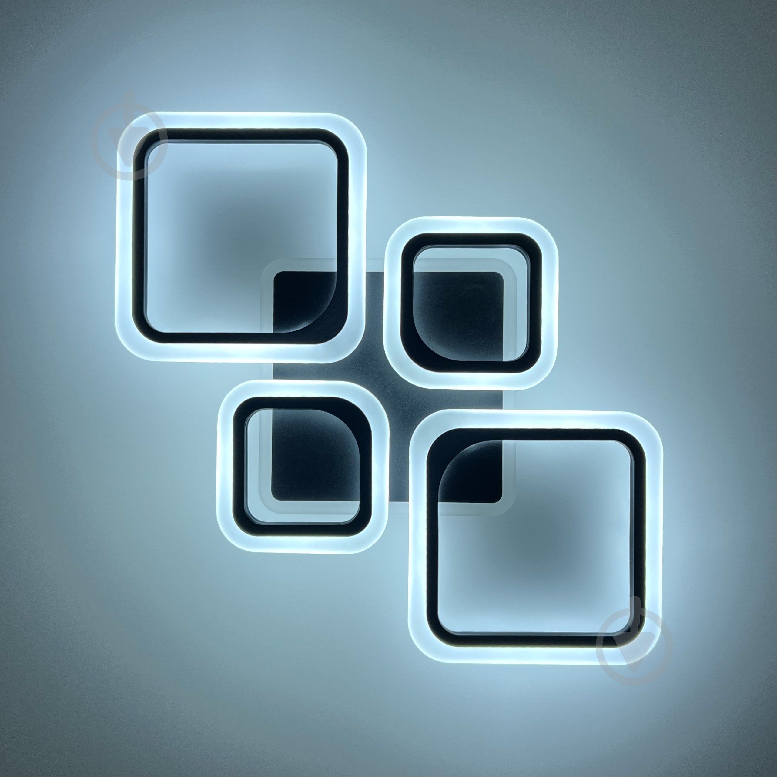 Люстра светодиодная Luminaria 90 Вт LED-модуль черный OVAL RGB 90W 5S BLACK - фото 6