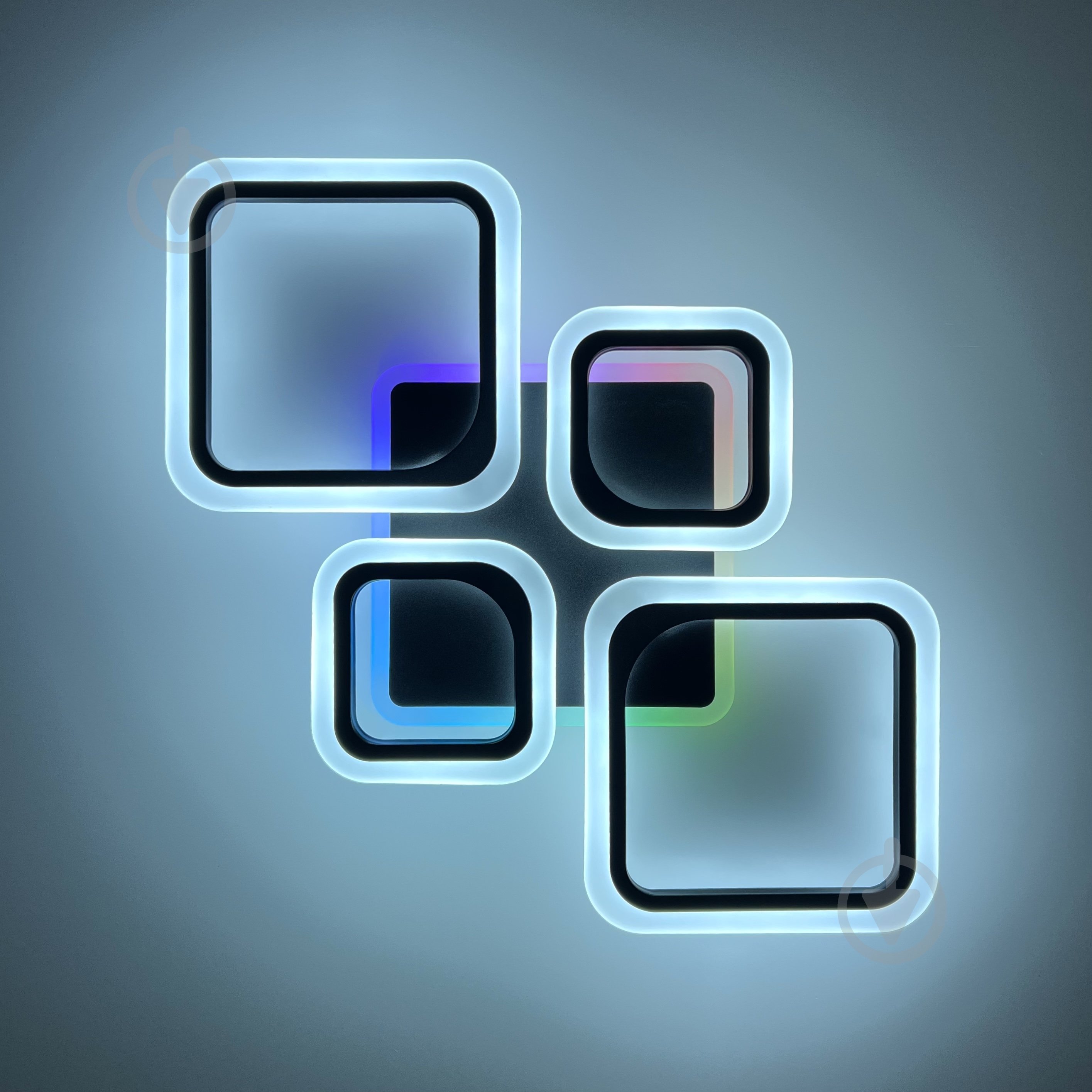 Люстра светодиодная Luminaria 90 Вт LED-модуль черный OVAL RGB 90W 5S BLACK - фото 14