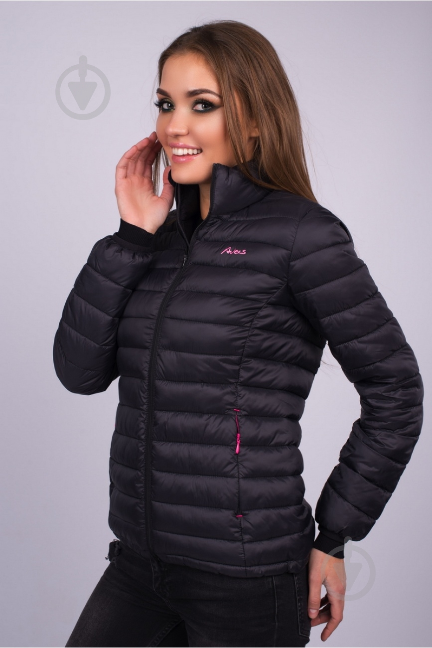 Куртка жіноча демісезонна Avecs AV-70354В/1 р.XXXXL чорна - фото 1