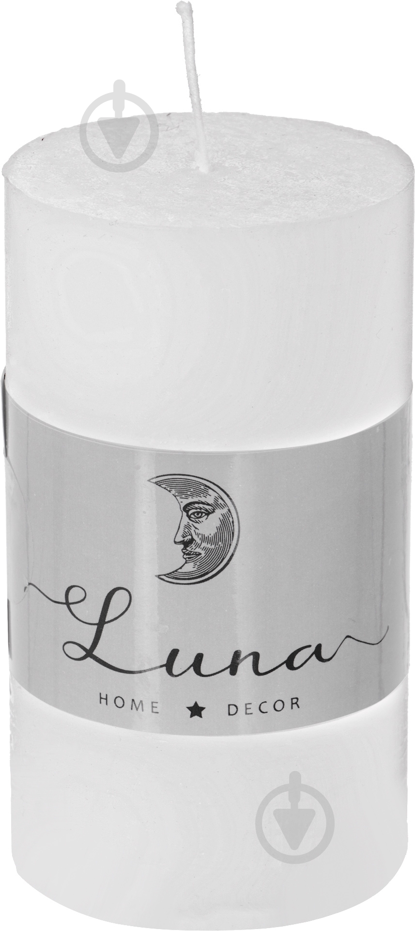 Свеча Рустик цилиндр белый Luna - фото 3 Свеча Рустик цилиндр белый Luna - фото 3