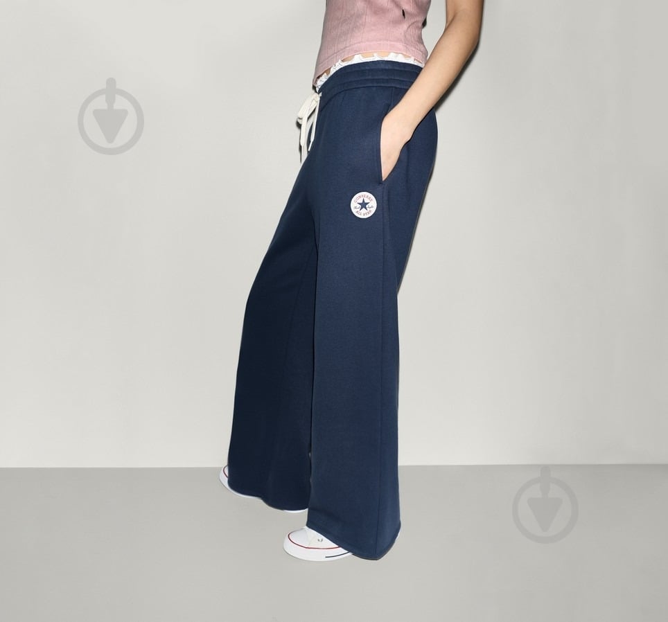 Штани Converse Rolled Pant CVW6B543-NVY р. L синій - фото 6 Штани Converse Rolled Pant CVW6B543-NVY р. L синій - фото 6