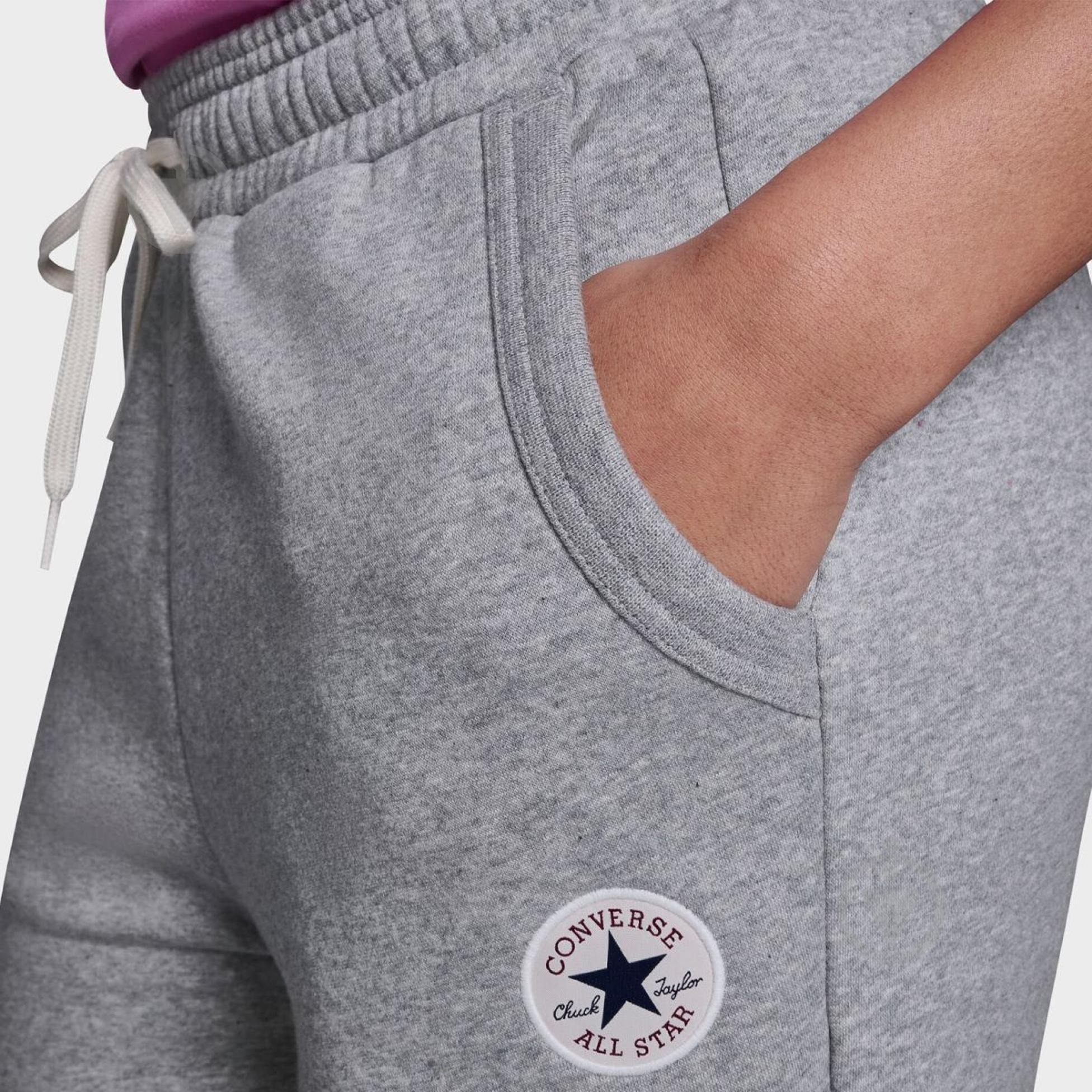 Брюки Converse Chuck Patch Jogger CVW6B118-M6X р. L серый - фото 5 Брюки Converse Chuck Patch Jogger CVW6B118-M6X р. L серый - фото 5