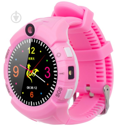 Смарт-годинник Ergo GPS Tracker Color C010 pink (GPSC010P) - фото 1 Смарт-годинник Ergo GPS Tracker Color C010 pink (GPSC010P) - фото 1