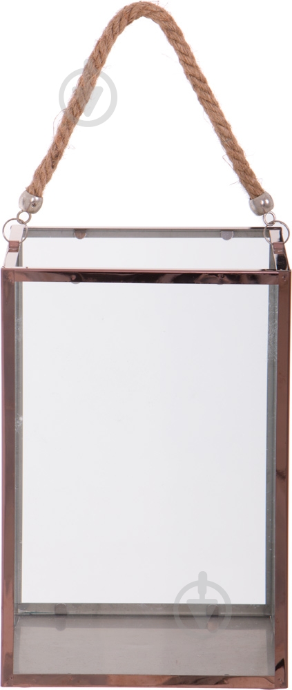 Подсвечник Rose Gold 17x17x25,5 см - фото 2