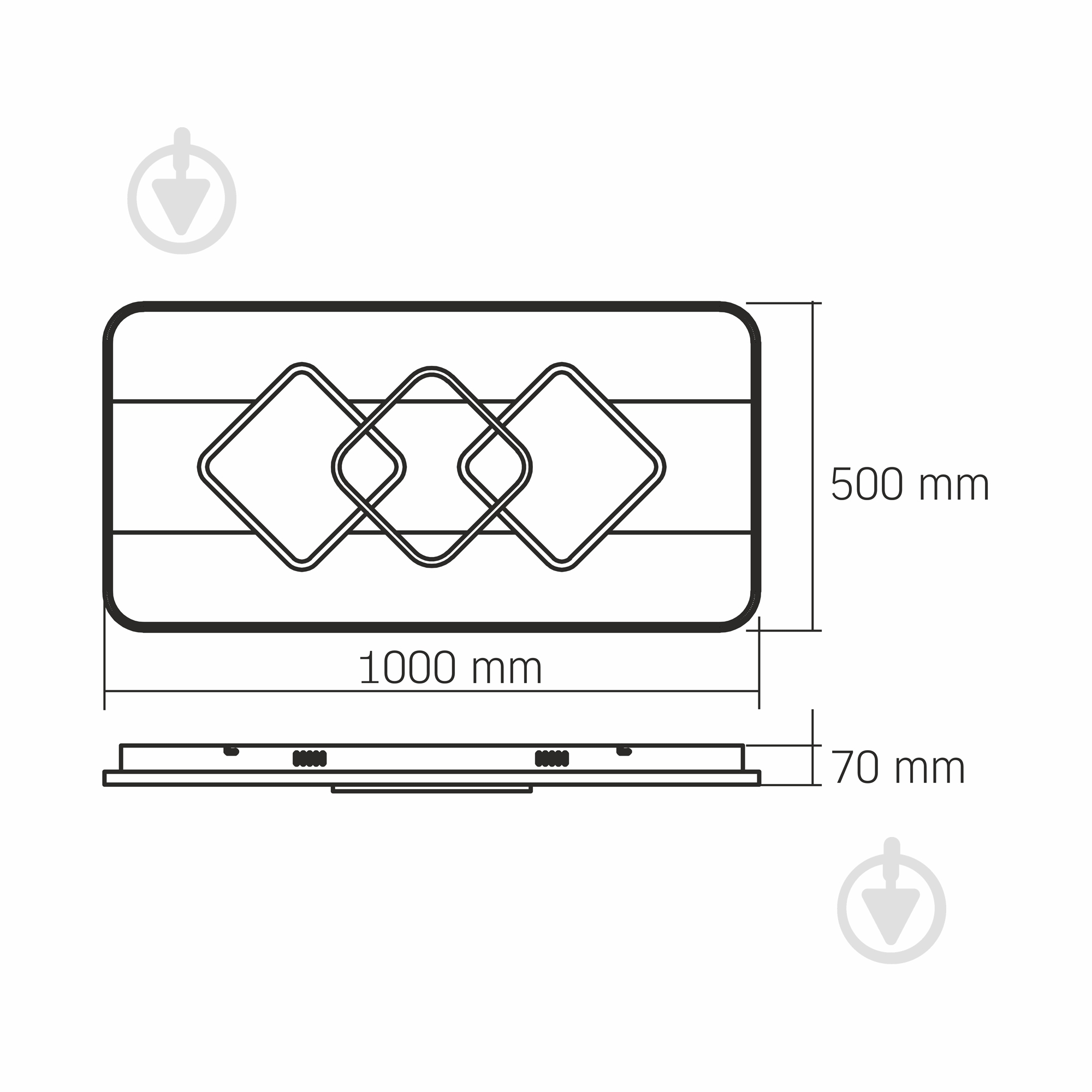 Люстра потолочная Videx DECORA 1x52 Вт белый с черным 28274 - фото 3 Люстра потолочная Videx DECORA 1x52 Вт белый с черным 28274 - фото 3
