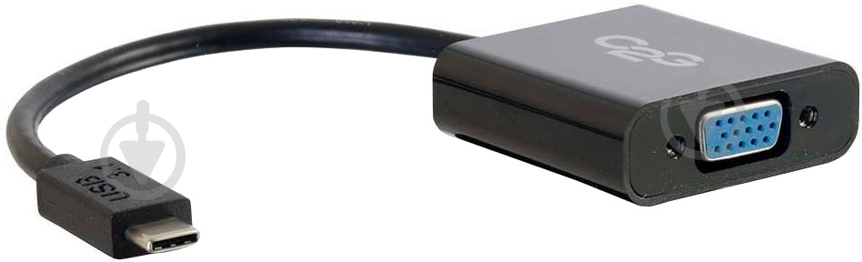 Адаптер C2G USB-C / VGA 0,02 м черный (CG88843) - фото 3