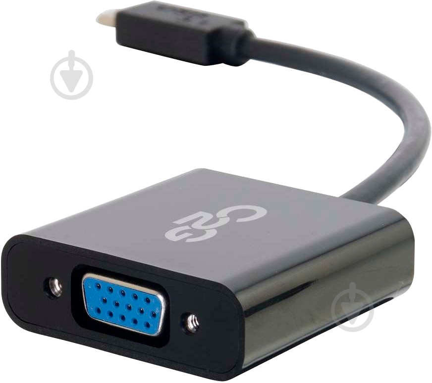 Адаптер C2G USB-C / VGA 0,02 м черный (CG88843) - фото 2