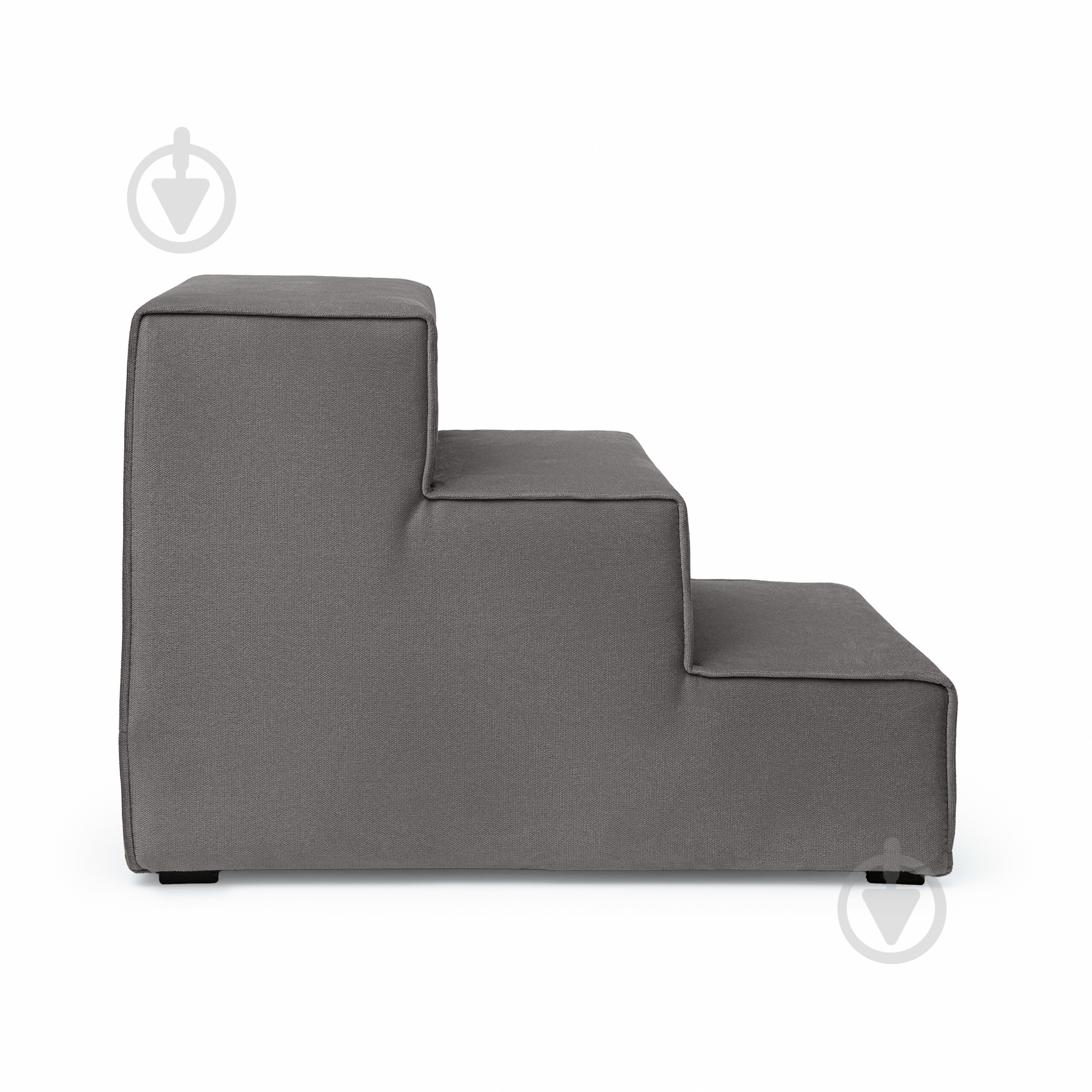 Ступени широкие PETBED 66х42 см h-45 см велюр темно-серый - фото 3 Ступени широкие PETBED 66х42 см h-45 см велюр темно-серый - фото 3