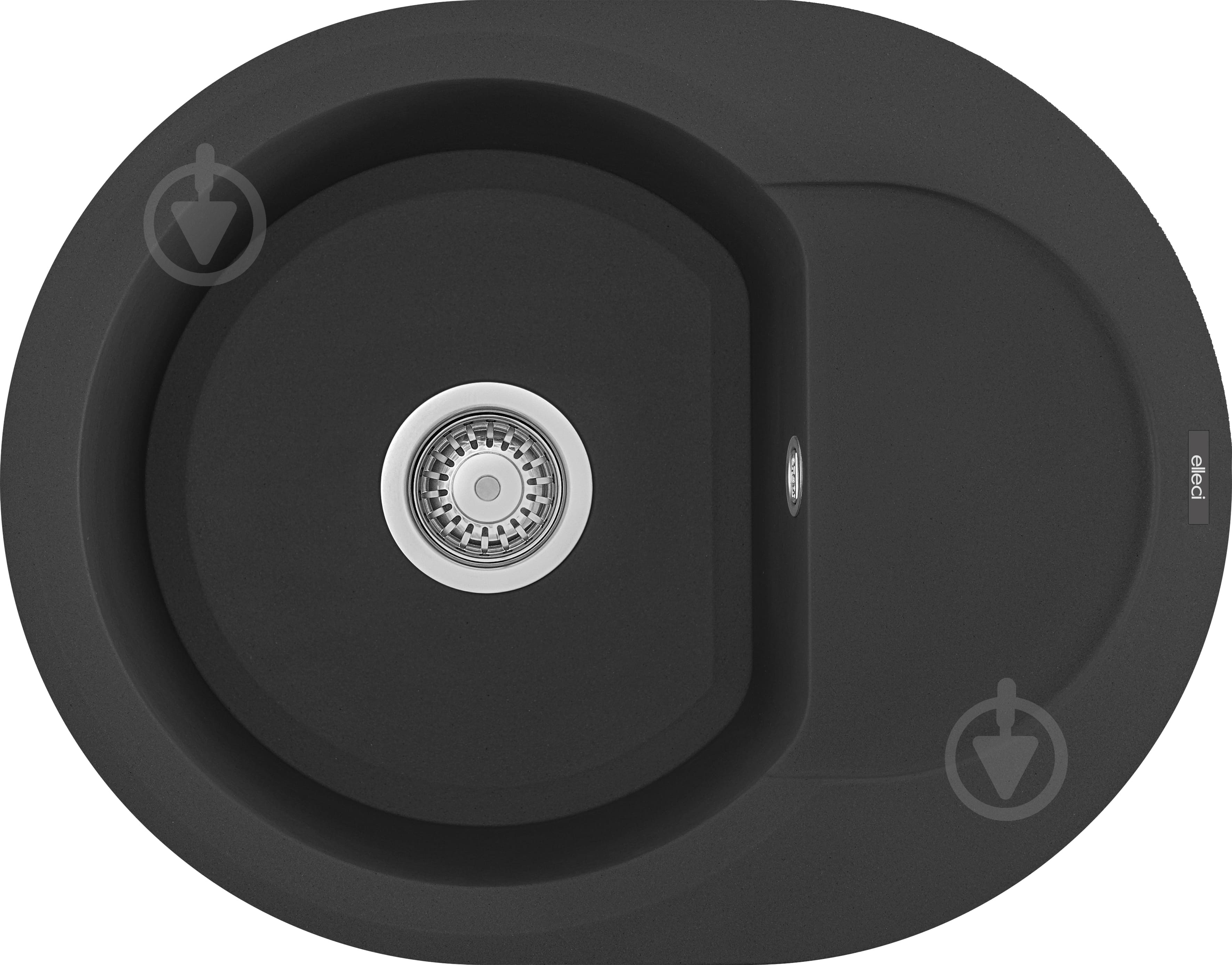 Мойка для кухни ELLECI EASY ROUND NERO 40 - фото 1