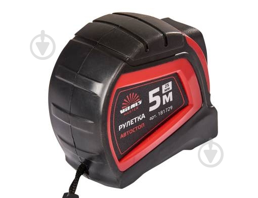 Рулетка Vitals автостоп Master 181729 5 м x 25 мм - фото 2 Рулетка Vitals автостоп Master 181729 5 м x 25 мм - фото 2