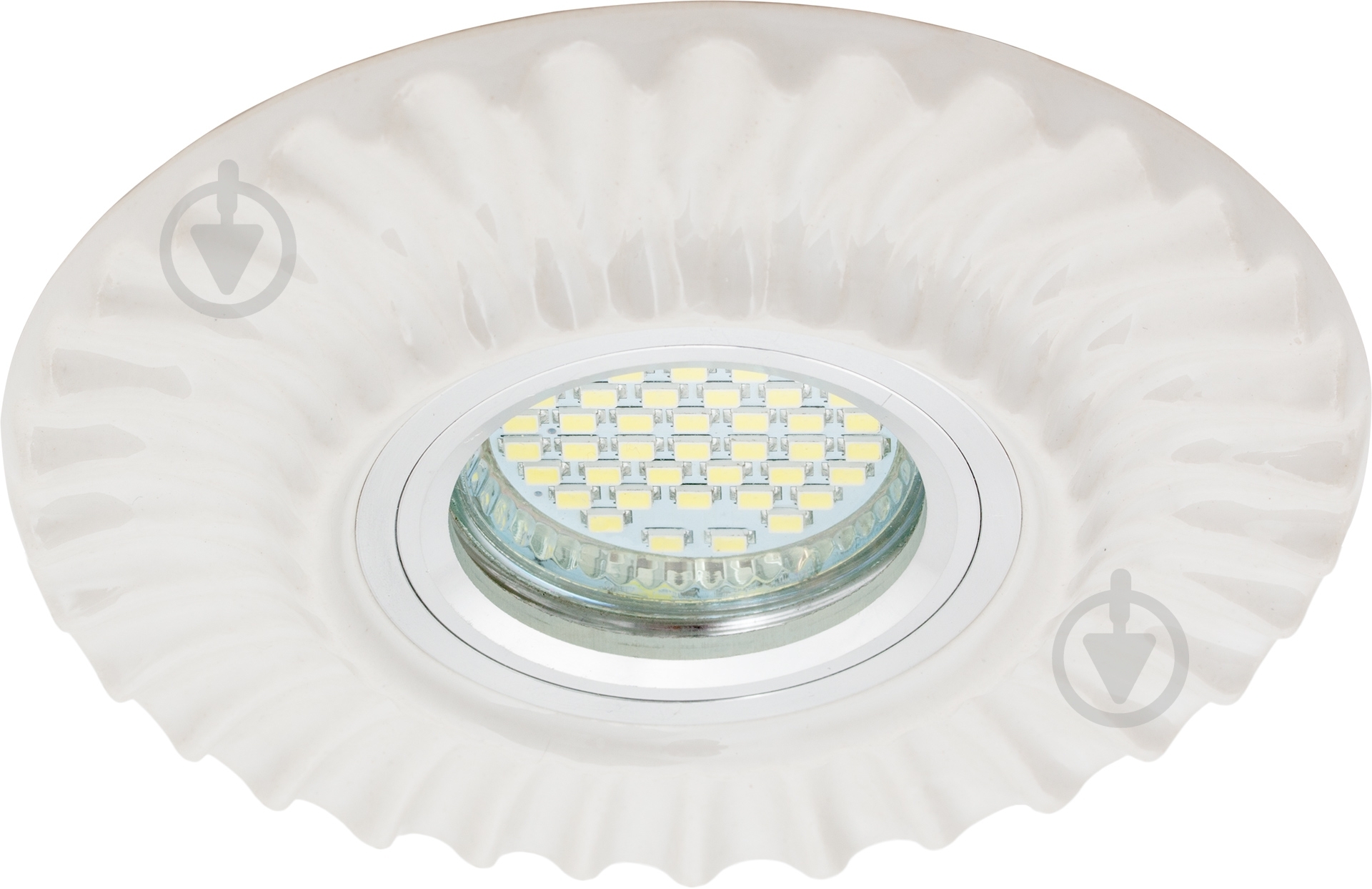 Светильник точечный Romanof Ceramics Жабо MR 16 GY6.35 белый 1223-00 - фото 2