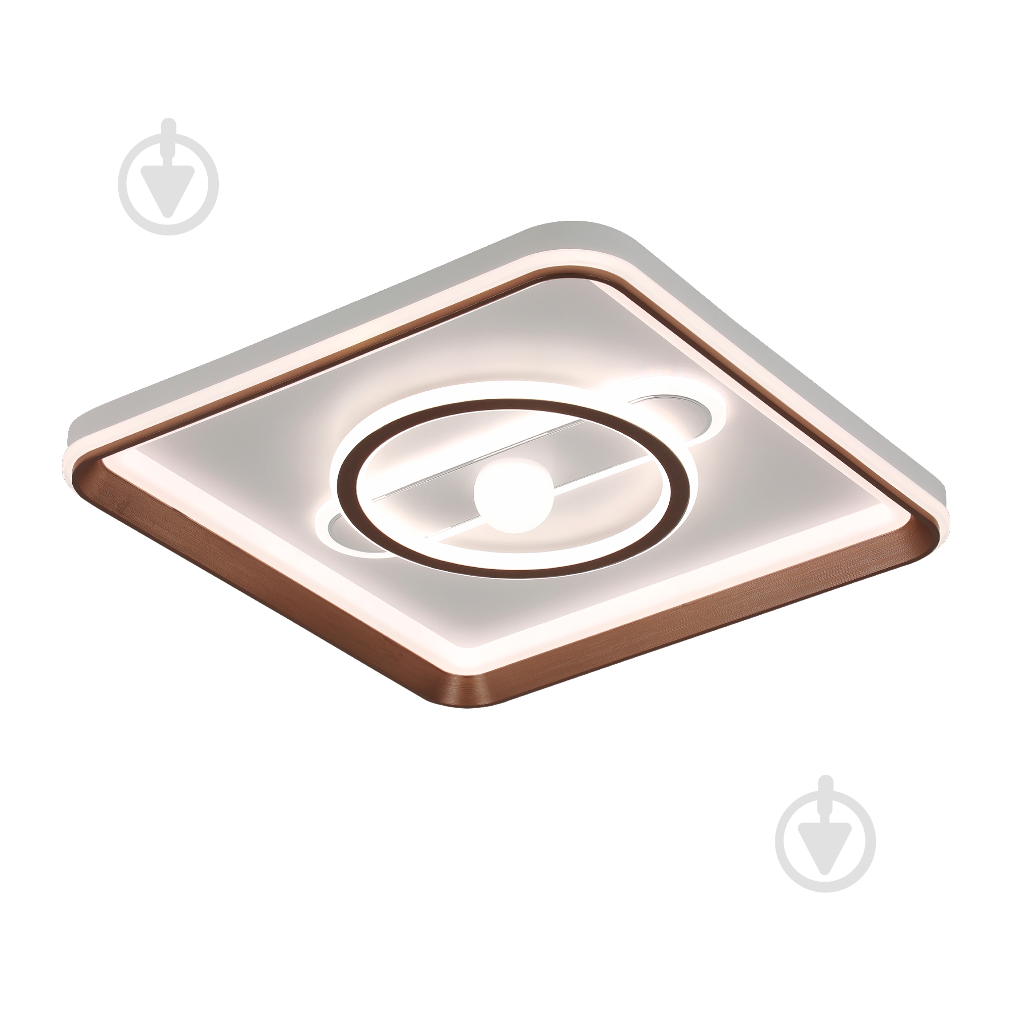 Люстра потолочная Videx DECORA 1x56 Вт коричневый 28277 - фото 2