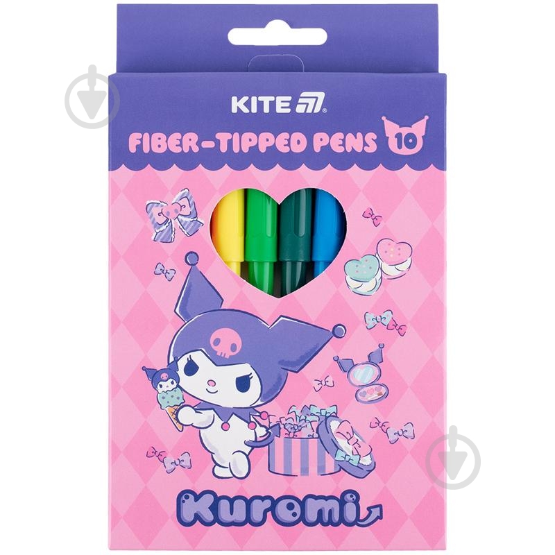 Набор фломастеров 10 шт.HK25-455 KITE - фото 1