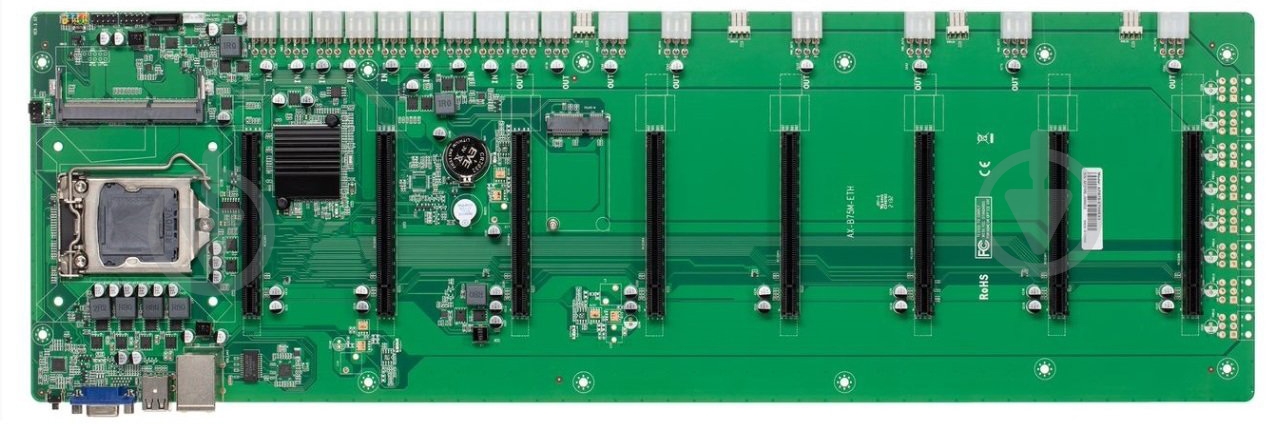 Материнская плата AFOX AFB75-ETH8EX3 (Socket 1155, Intel B75, ) - фото 1