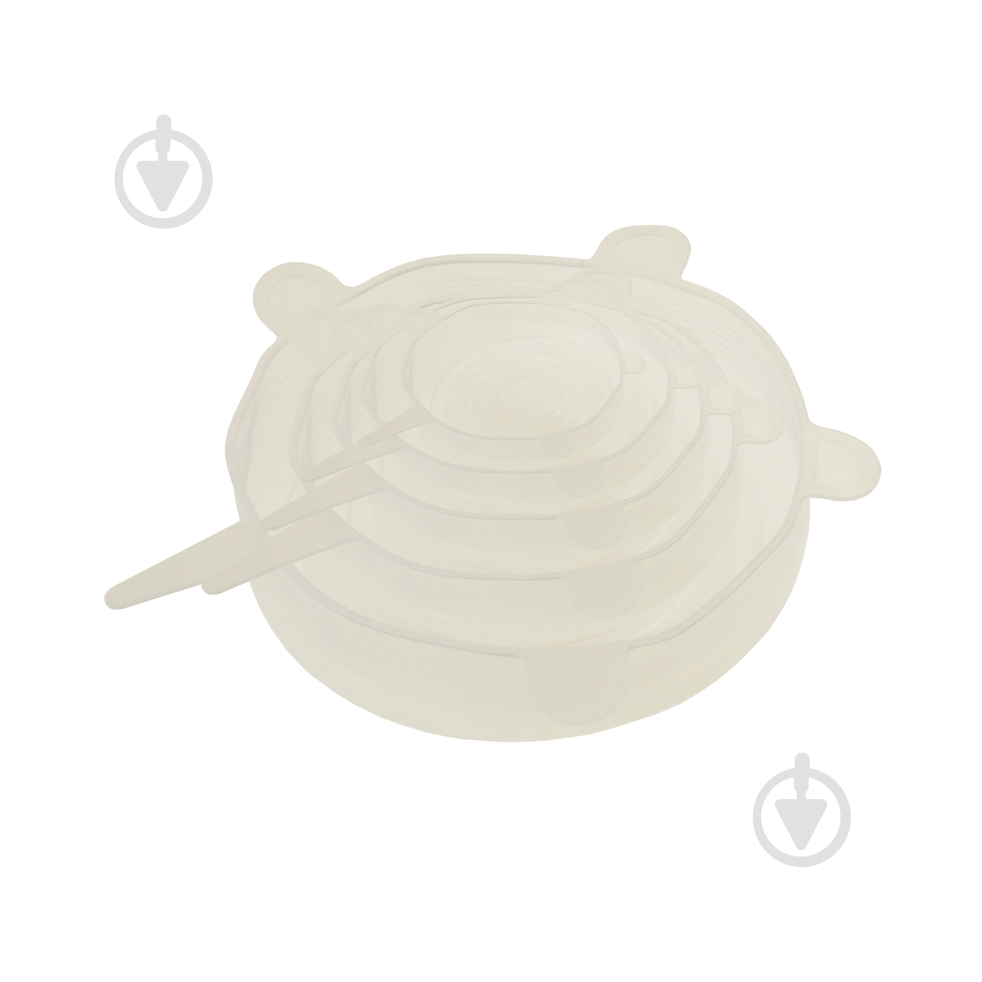 Набор крышек Supretto силиконовых многоразовых 6 шт. (5833) - фото 1 Набор крышек Supretto силиконовых многоразовых 6 шт. (5833) - фото 1