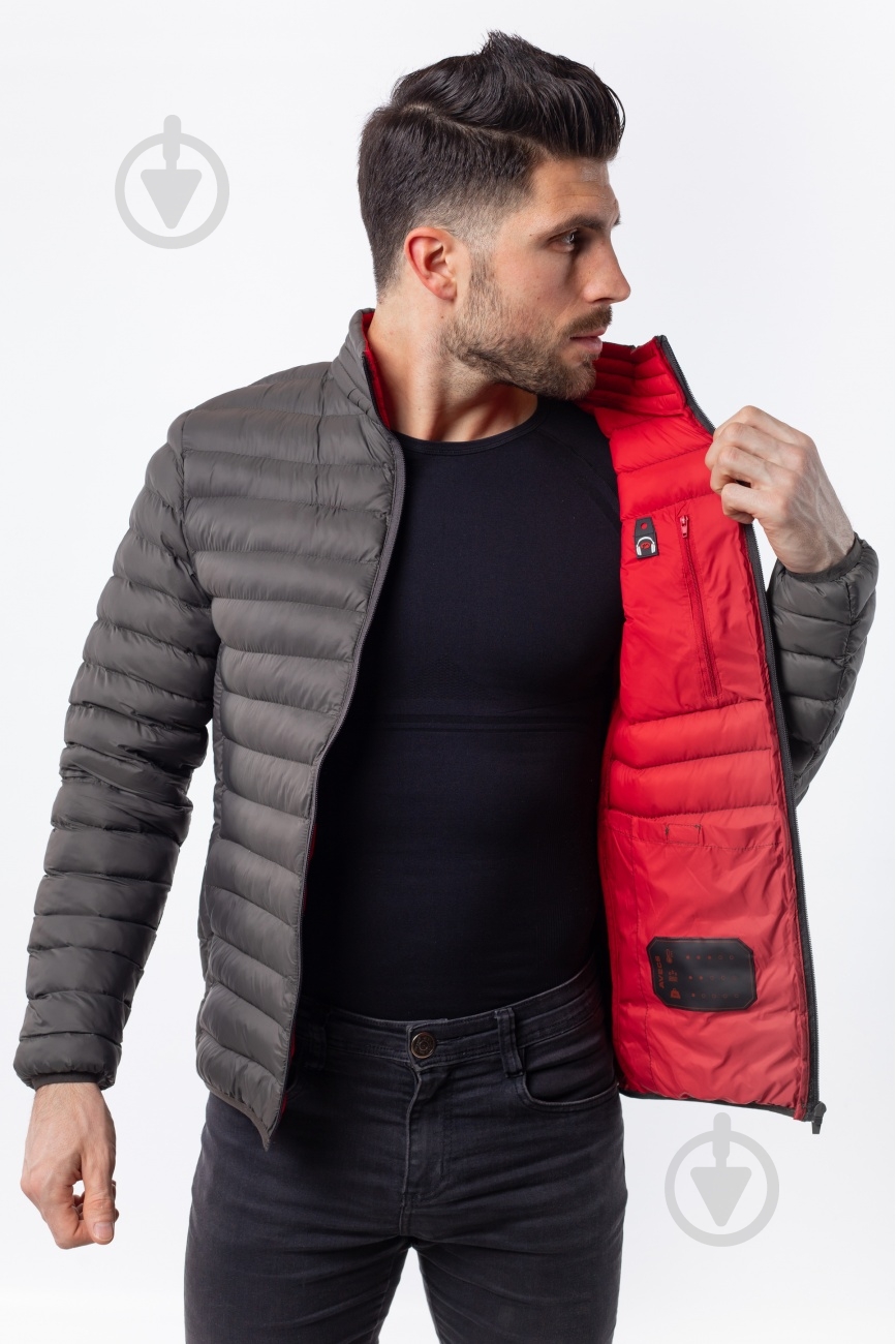 Куртка мужская демисезонная Avecs AV-50194В/94_4 р.XXXXL графитовая - фото 4