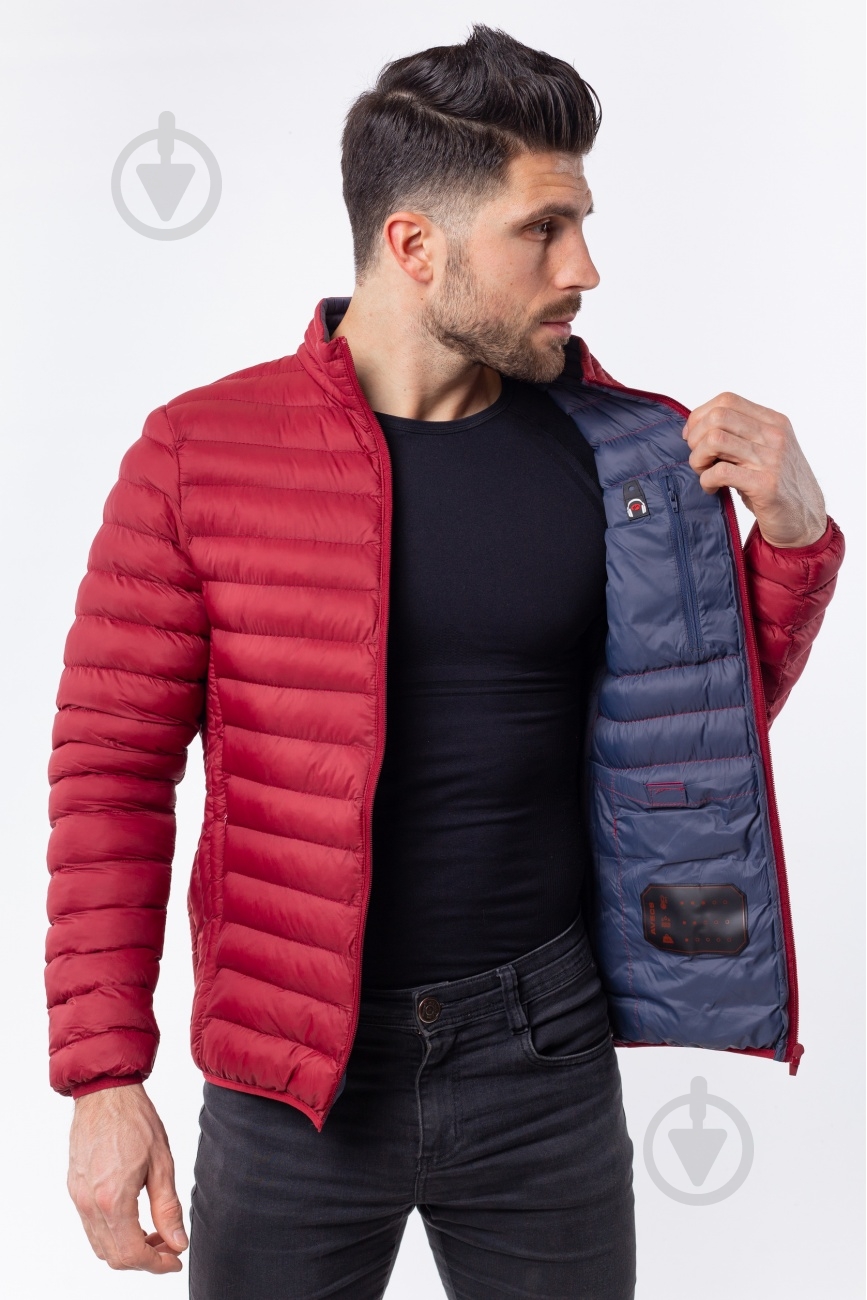 Куртка мужская демисезонная Avecs AV-50194В/52_17 р.XXXXL бордовая - фото 3