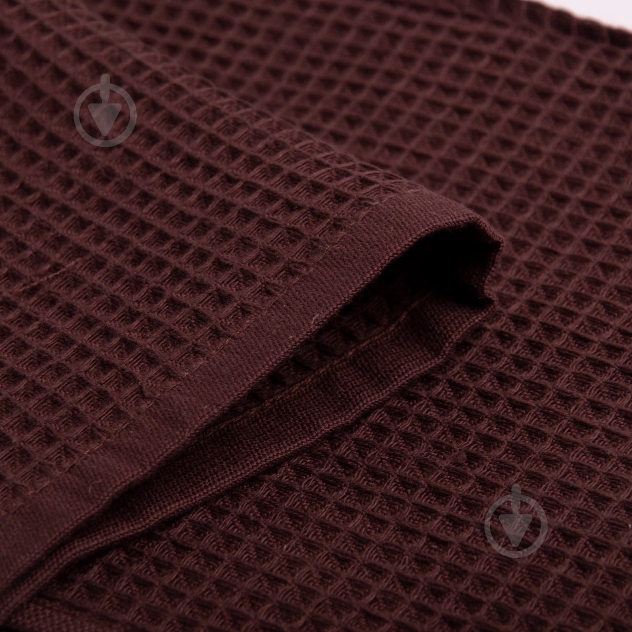 Полотенце вафельное 40x60 см шоколад IDEAL TEXTILE - фото 2