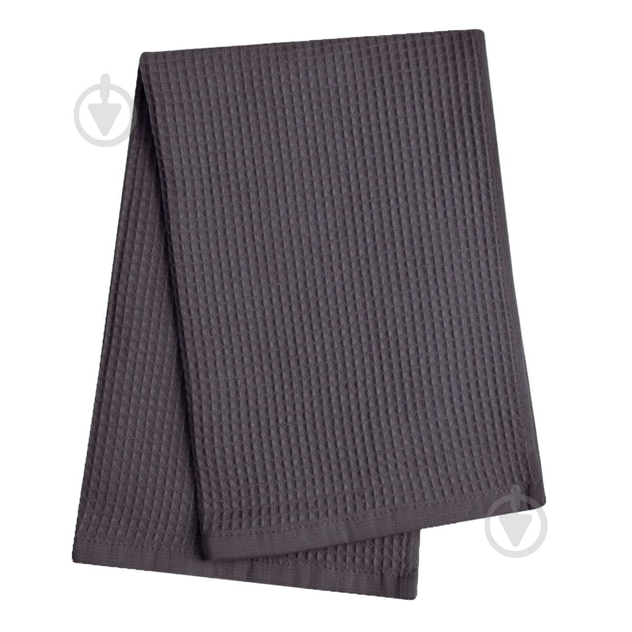 Полотенце вафельное 40x60 см графитовый IDEAL TEXTILE - фото 1
