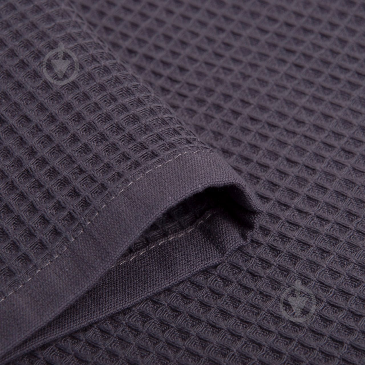 Полотенце вафельное 40x60 см графитовый IDEAL TEXTILE - фото 2