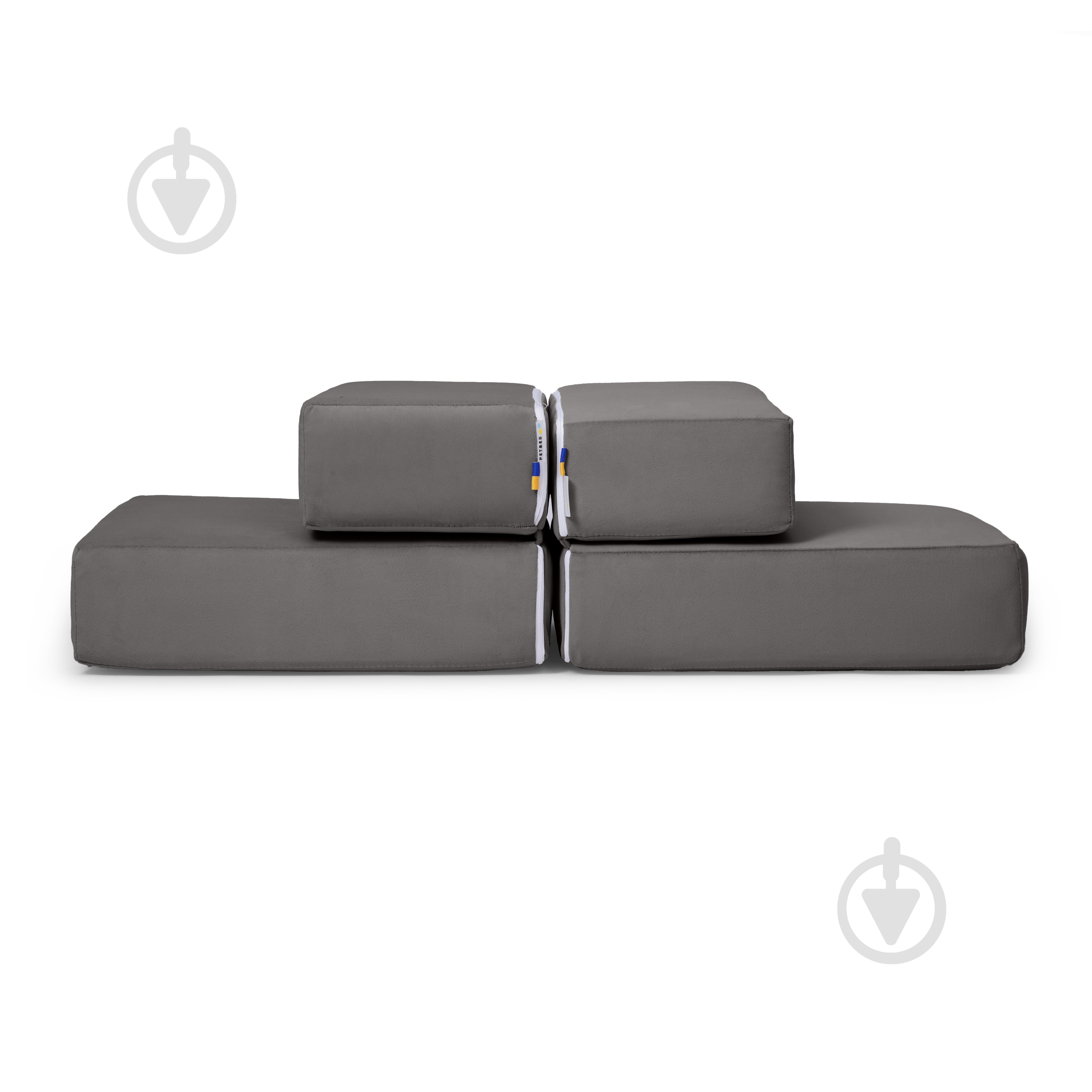 Сходинки м'які PETBED 66х42 см h-36 см велюр темно-сірий - фото 7 Сходинки м'які PETBED 66х42 см h-36 см велюр темно-сірий - фото 7